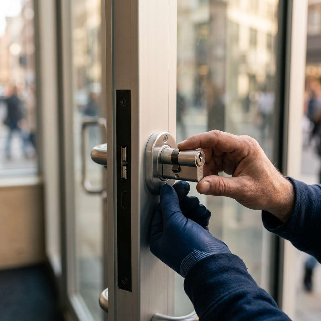 Commercial safe combination resetting and digital keypad service