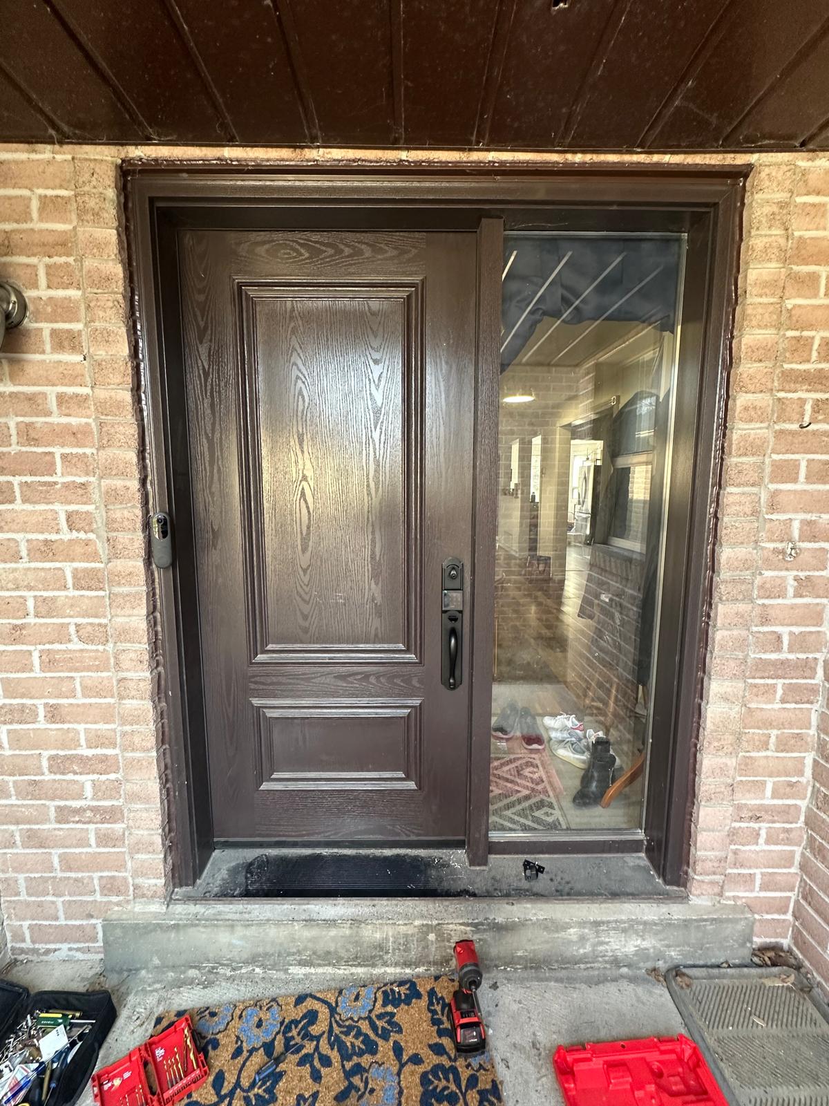 Multipoint lock replacement on condo door