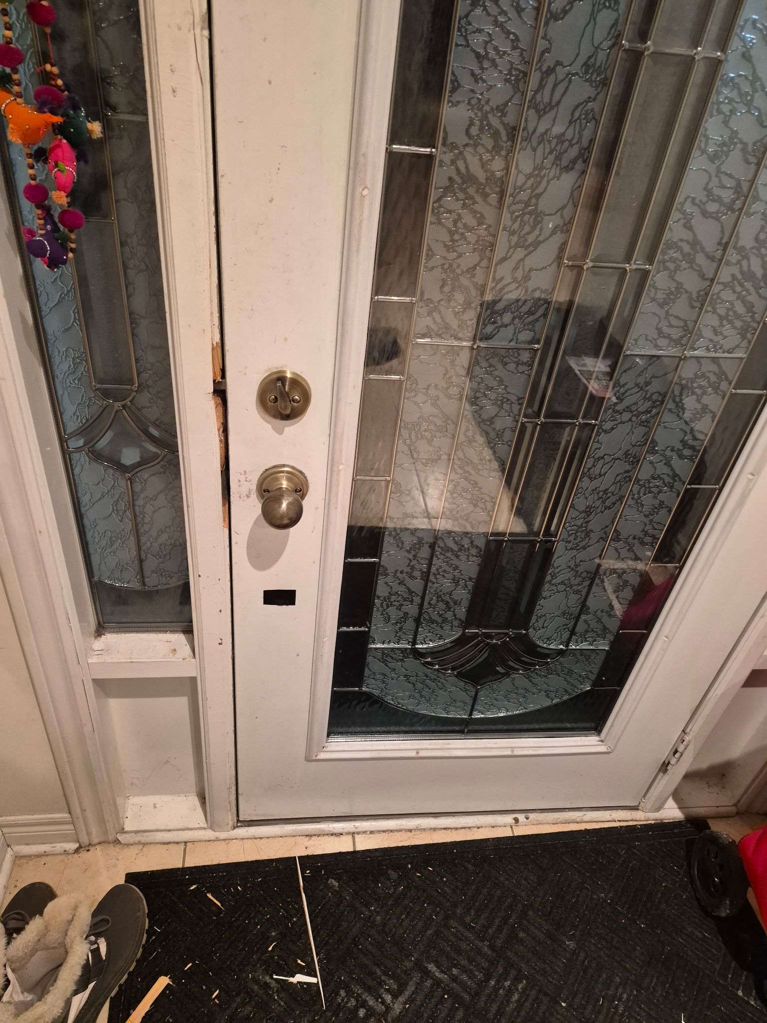 Smart lock keypad installation