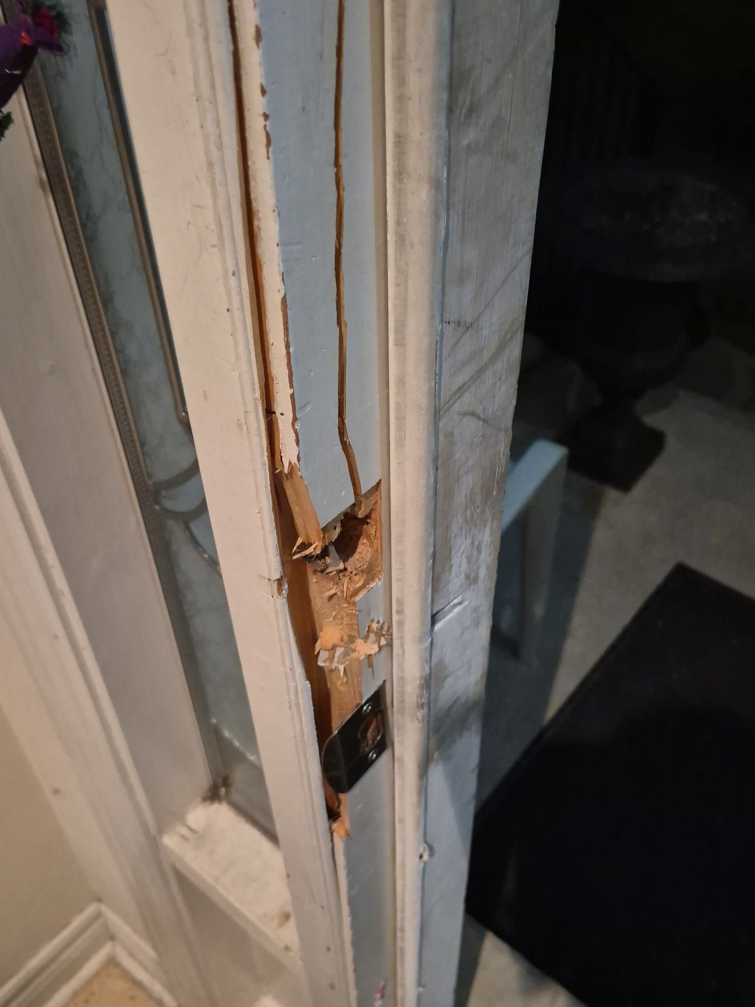 Electronic keypad deadbolt installation